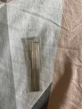 30 Uds aguja para cuentas de joyería haciendo Pines de Metal grandes ojos curva abierta 80mm 100mm 120mm de cuerda de enhebrar agujas de coser