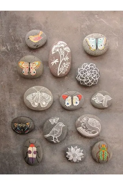 Piedras naturales para pintar, piedras de gran tamaño, material