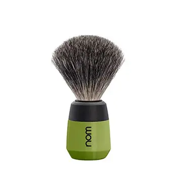 

Nom Max Pure Badger-shaving brush, olive green