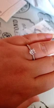 Anillo para mujeres de moda moderno, anillo de compromiso de circonita de cristal AAA blanca, regalo de joyería de boda, 2020