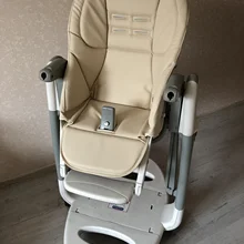 Сменный чехол из экожи на стульчик для кормена pegperego tatamia