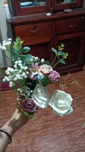 Rose-Flowers Bride Bouquet Scrapbooking Artificial Wedding-Party-Decorative Pe-Foam 
