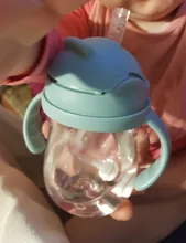 Biberón de gel de sílice para alimentación de bebés, vasos, botellas de agua para niños, taza con pajita, bebedero infantil