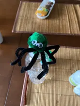 Varilla de felpa de ojos y bolas para niños, 500 Uds., pomos de varilla de felpa, colores del Arcoíris, Varita escolar, creatividad