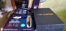 Hair-Clipper Combo Hair-Cutting-Machine-Kit Barber Electric-Hair-Trimmer KM-1987 KM-5027
