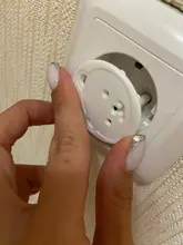 Uds Oso de la UE de toma de corriente eléctrica bebé niños guardia de seguridad de protección de clavijas antidescargas eléctricas Protector de la cubierta