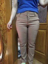 Pantalones de oficina de cintura alta para mujer, moda coreana, rectos, largos, Ropa de Trabajo formales, sólidos, 2020