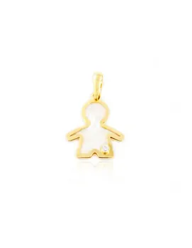 

Pendant Pearl Child with cubic zirconia