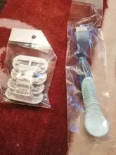 1pc de mango + 4pc cuchillas de las mujeres afeitar cuerpo bajo el brazo, piernas pelo de afeitar de hoja de afeitar la cabeza del reemplazo para Gillette Venus