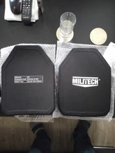 Placa antibalas NIJ nivel 3 + NIJ 0101,07 RF1 SAPI, 2 uds., Panel Ultra ligero PE contra M80, AK47 y M193, Militech