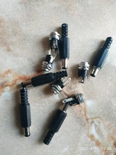 Plug-Connector Terminal-Adapter Socket Jack-Plug Power-Supply Metal-Panel-Mount Female