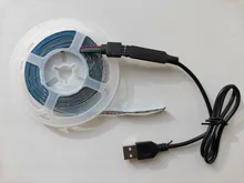 Diode Lamp-Tape Led-Strip-Light Tv-Background-Lighting Usb-Cable Key-Control Desk-Screen