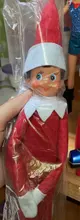 Elf libro regalo de Navidad juguetes rojo niño niña en rojo muñecos de peluche de juguete muñeca de Navidad para juguete de niños