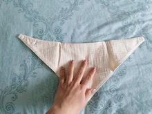 Baberos de algodón para bebé, accesorios para recién nacidos, botón a presión de Color sólido, triángulos suaves, Baberos de alimentación, 1 ud.