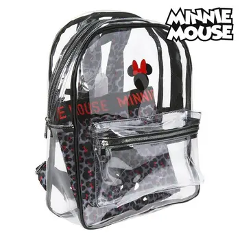 

School Bag Minnie Mouse Transparent Black