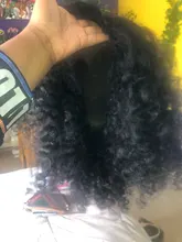 RESHINE-Peluca de pelo rizado de Mongolia, cabello humano con encaje frontal 13x4, 180%, 13x6, cierre de encaje rizado, prearrancado