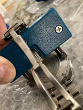 Leecnuo-Herramienta de reparación de reloj, herramienta de relojero de reparación ajustable, removedor de batería, herramientas de reparación de reloj, tornillo de apertura de dos pies