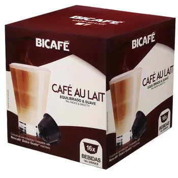 

CAFE AU LAIT Bicafé, 16 compatible capsules Dolce Gusto