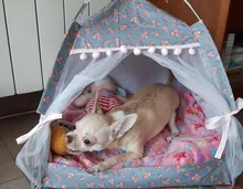 Pet-Bed Hammock Tent Nest Pet-Accessories Cozy-Products Cat-House Calming Dogs Small