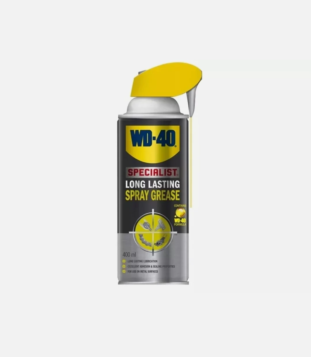 Wd-40 Spray Grasso Lubrificante Lunga Duree Incernierato Vite Metallo Tende Rotaie