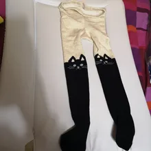 Los nuevos niños de dibujos animados de medias para chicas encantadoras Patchwork diseños de bordado medias pantis primavera bebé medias de Kawaii