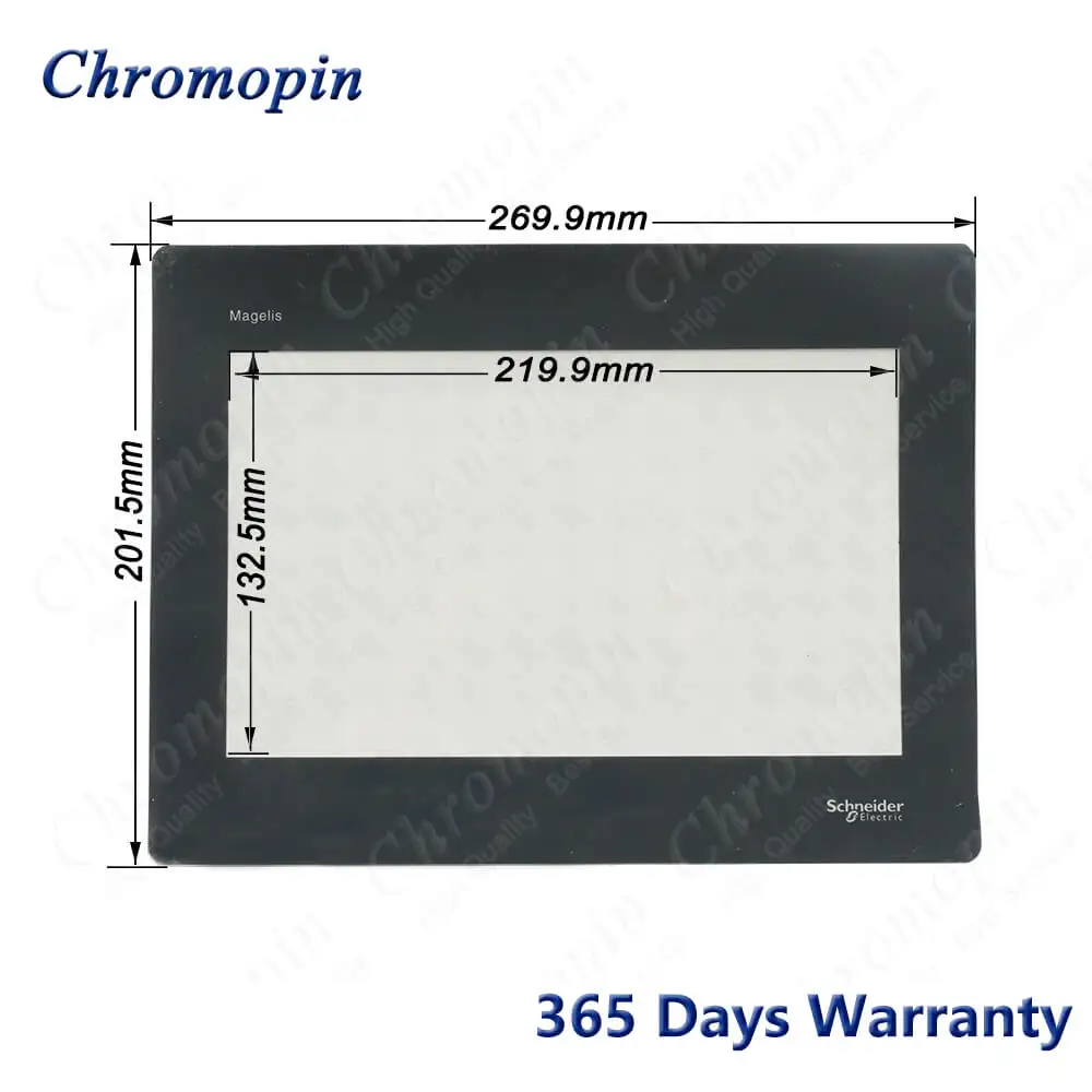 Painel de Tela de Toque Digitalizador de Vidro para Schneider Hmigxu5500 Hmigxu5512 Tela Sensível ao Toque e Revestimento de Rótulo Frontal Hmigxu5500 Hmigxu5512 - Imagem 4