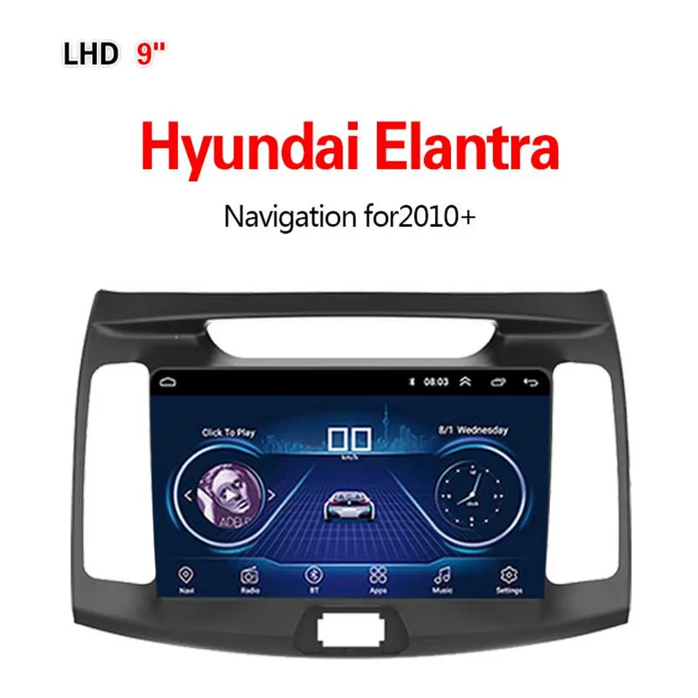 Lionet gps навигация для автомобиля hyundai Elantra 2010+ 9 дюймов LH2003Y - Размер экрана, дюймов: WIFI 1G16G