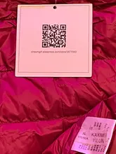 White Coat Jackets Lightweight Ultra-Light Pink Womens Short Warm Thin Large-Size