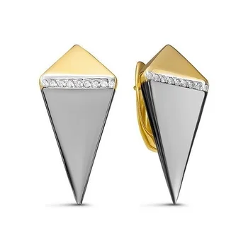 

Earrings made of silver with cubic zirconia