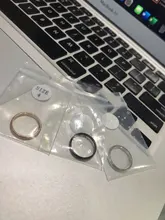 Ramos 2mm titanium acero tricolor anillo de combinación simple liso anillo de moda para una mujer o un hombre regalo de boda