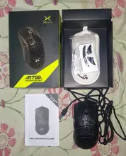 RGB Gaming Mouse Ergonomic-Mice Computer-Gamer Honeycomb-Shell Lightweight Delux M700