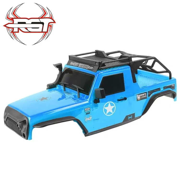 

RGT HSP PC bodyshell with roof rack for 1:10 RC crawler axial SCX10 Traxxas Redcat 313mm wheelbase RC car parts