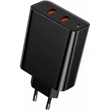 Сетевое зарядное устройство Baseus PPS three output quick charger 60W EU CCFS-G01(Черный