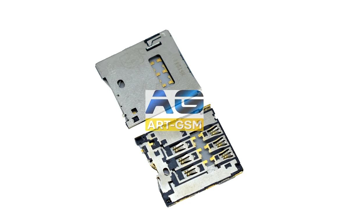 Коннектор SIM-карты(сим), mmc коннектор ASUS Zenfone 2(S126