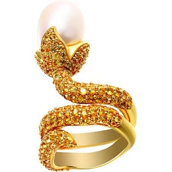 

Jay VI ring with sapphires and pearls of silver