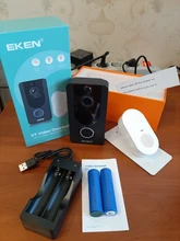 EKEN V7 HD 1080P HD WiFi inteligente timbre Video cámara Visual Intercom de la visión nocturna IP la puerta inalámbrica cámara de seguridad