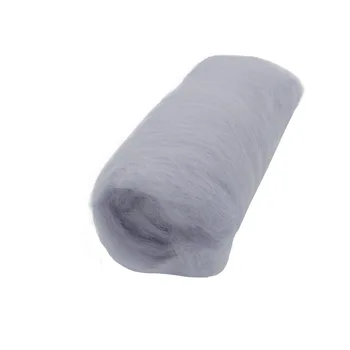 

Wool for felting carded 100% p/ton. Wool, 100 gr. Camtex (106 Pearl)
