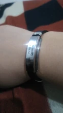 Pulsera de acero inoxidable para hombre y mujer, brazalete de silicona grabable con Id de alerta médica, para Diabetes, epilepsia, alergia a la alergia, para hombre y mujer