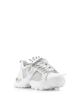 

ILVi-Genuine Leather Handmade Gipi Women's Sneaker White Leather Women Shoes 2020