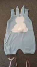 Peleles para bebé, ropa de conejo tejido para recién nacidos, monos para niño y niña, traje de Pascua de una pieza, disfraz de dibujos animados