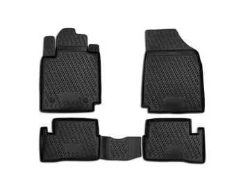 

Floor mats for Nissan Micra 2005- car interior protection floor from dirt guard car styling tuning decoration