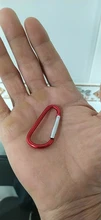 Keychain Climbing-Button-Carabiner Hiking-Hook Safety-Buckle Sports-Tools Aluminium-Alloy