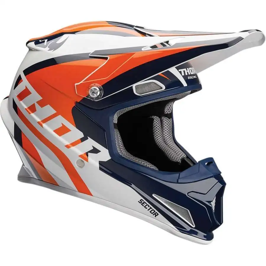 Thor Sector Ricochet мотошлем оранжевый|Шлемы| |