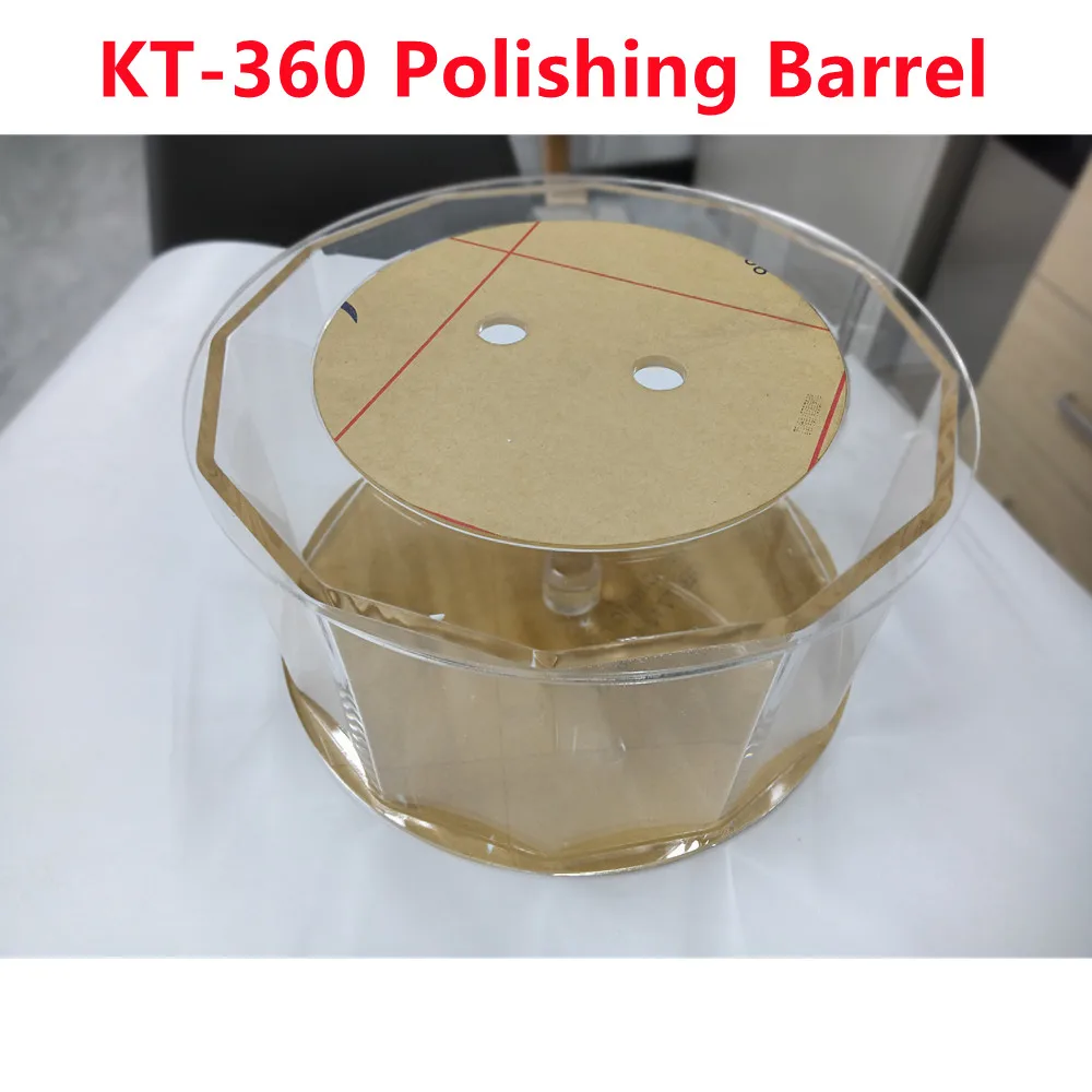 1PC Glass Barrels For Polisher Machine 1.3KGS Capacity KT-360 Rolling Drum Polishing Machine Jewelry Accessories Goldsmith Tools flat hand operate mini gold rolling mill jewelry rolling mill smooth surface roller