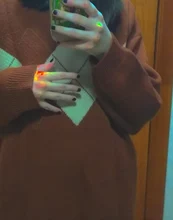 Jerséis de estilo coreano con estampado geométrico para otoño e invierno, jerséis de punto holgados de gran tamaño con cuello redondo, jersey de Mujer