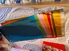 Pu-Press T-Shirt Htv-Film Laser Heat-Transfer Vinyl Iron-On Hologram Rainbow Metallic