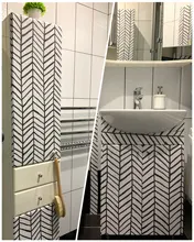 Stick Wallpaper Self-Adhesive Bedroom Vinyl Home-Decor Black White Modern-Stripe Peel