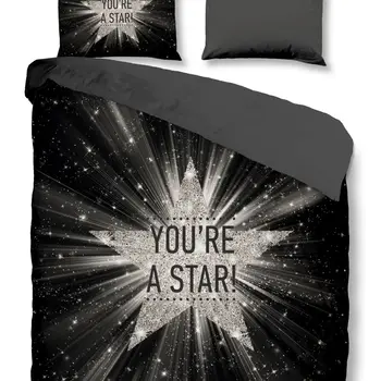 

Adornment duvet microfiber 220x240 cm Star Black