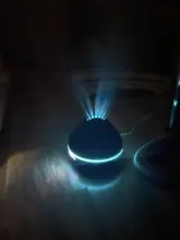 Humidificador de aire con control remoto, difusor de aceites esenciales, ultrasónico, con luces LED de colores, ideal para el hogar o aromaterapia, capacidad de 500ml