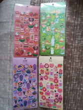 Adhesivo de papelería Kawaii Foods, pegatina de decoración, lista de pegatinas para diario, pegatina para álbum de recortes, álbum diario, 1 hoja